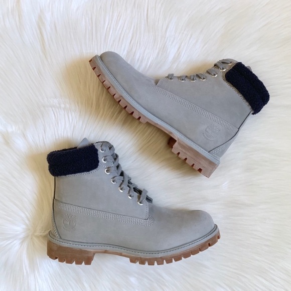 Timberland Grey Premium 6” Waterproof Boots - Picture 2 of 8